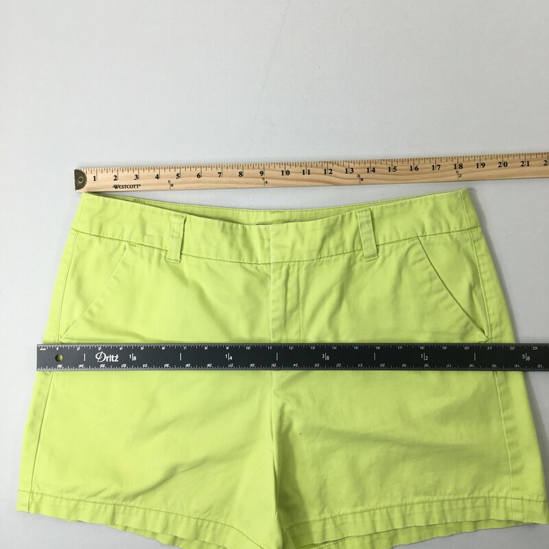 114-019 Merona, Yellow, Size: 14 neon yellow/green shorts 100% cotton