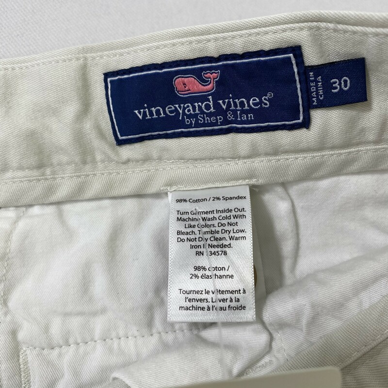 100-773 Vineyard Vines, Khaki, Size: 30