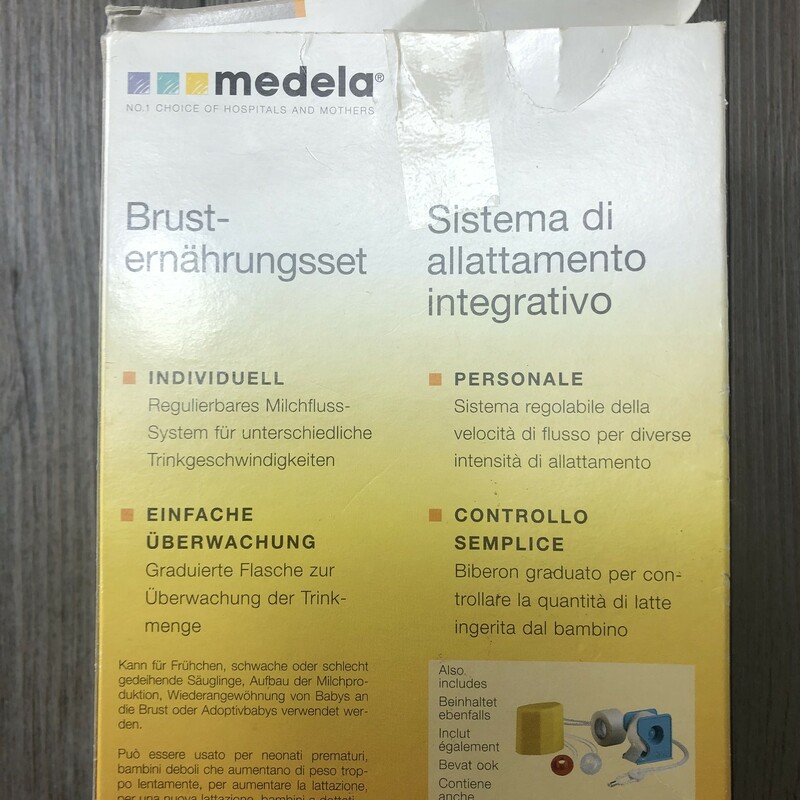 Medela - Supplemental, Nursing System<br />
Yellow, Size: NEW