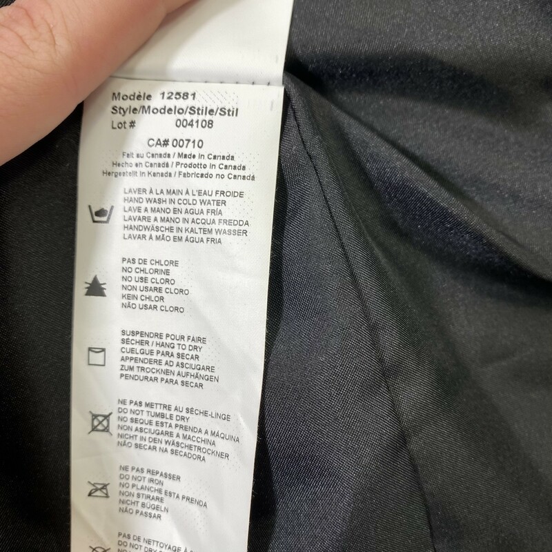 Joseph Ribkoff Fur Vest, Grey, Size: 4 100% polyester leather and fur vest