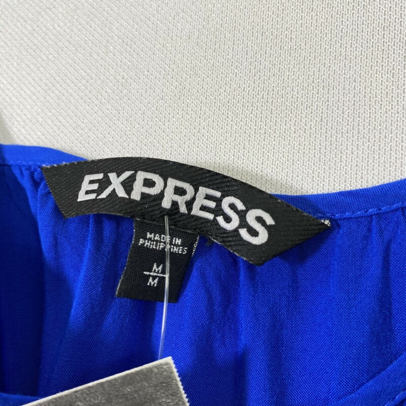 Express Flowy Cut Out Sho, Blue, Size: Medium
