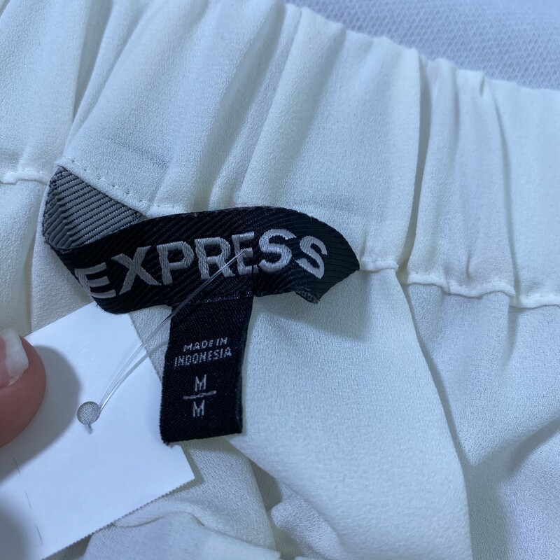Express Off The Shoulder, White, Size: Medium