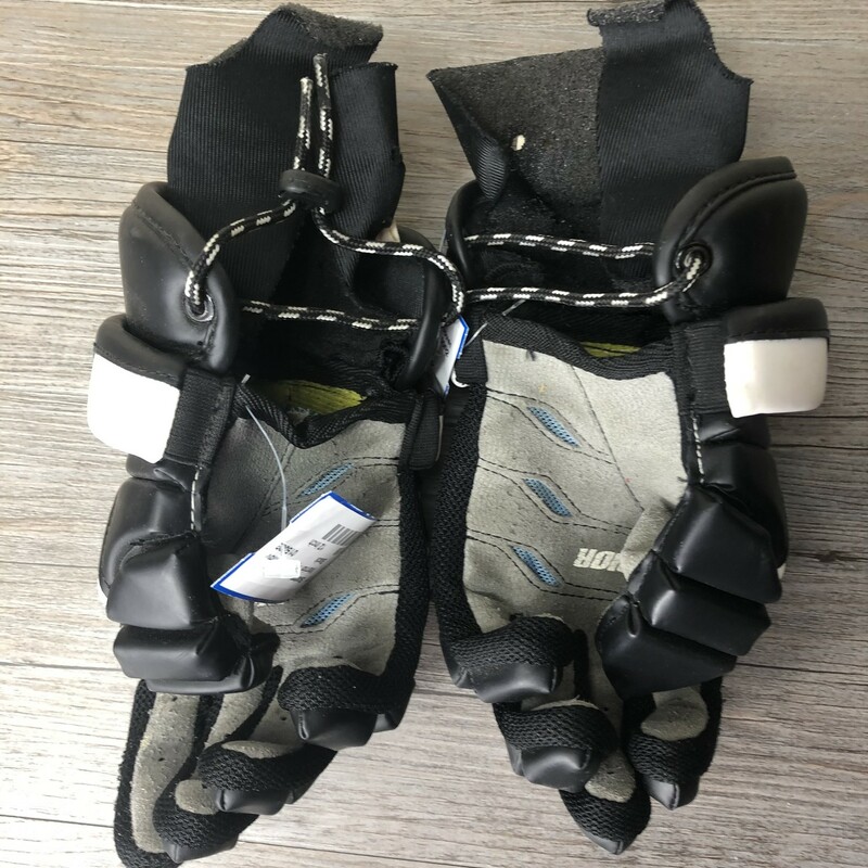 Warrior Lacross Gloves, Black, Size: 12 Inch