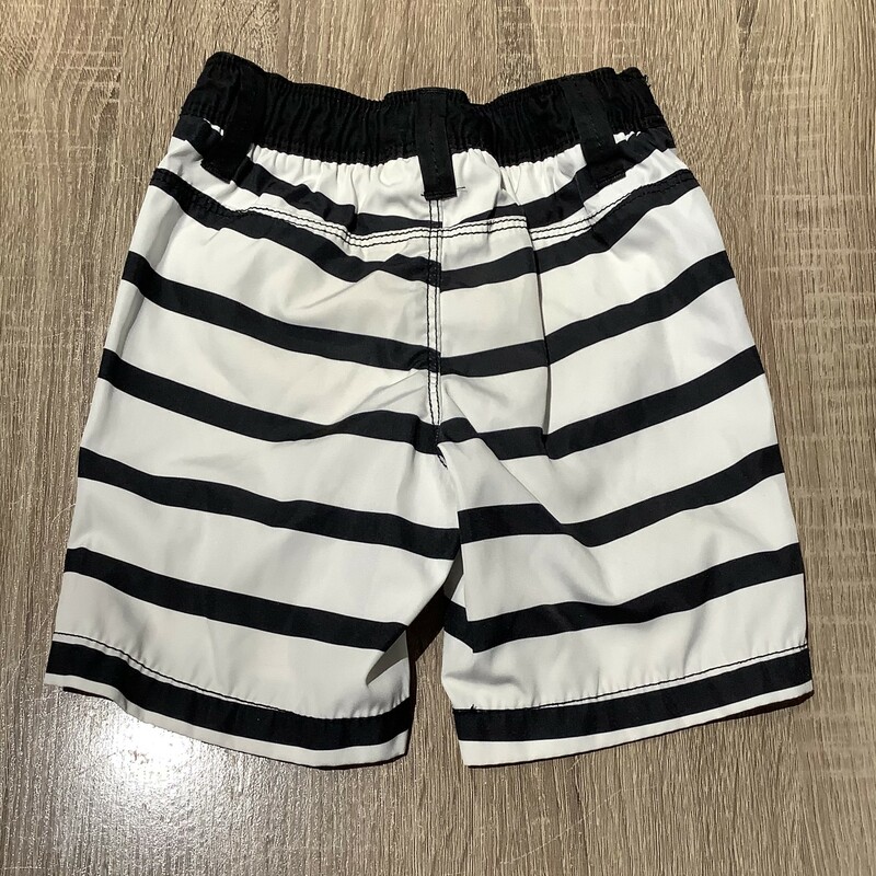 Old Navy Swimming Trunks, Striped, Size: 12-18M