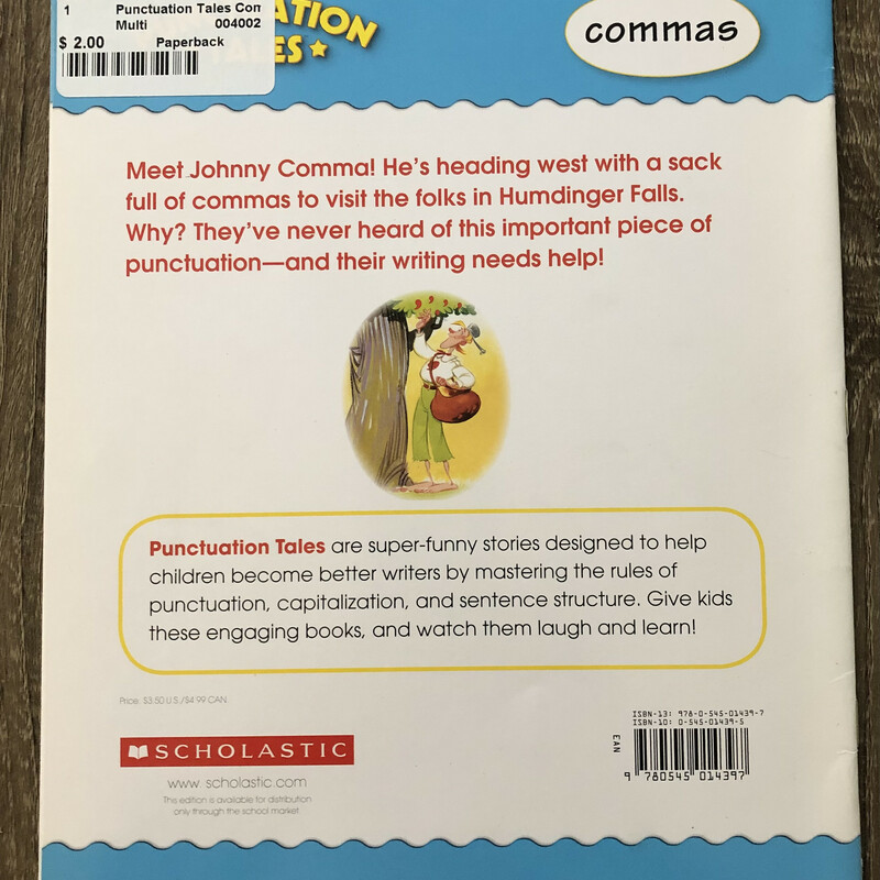 Punctuation Tales Commas, Multi, Size: Paperback