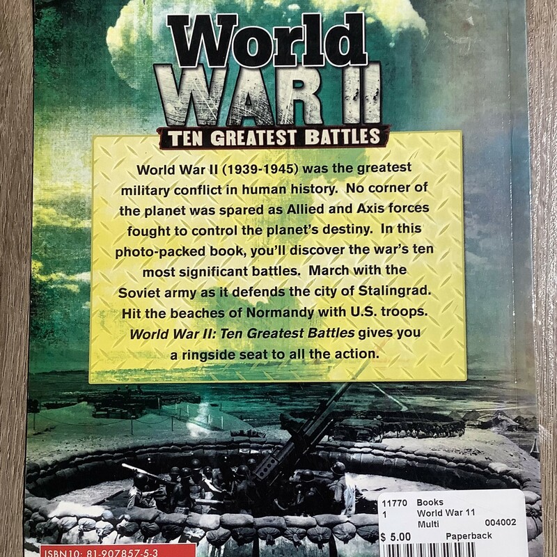 World War 11, Multi, Size: Paperback
