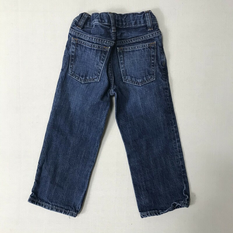Gap Jeans, Blue, Size: 4Y
Adjustable waist