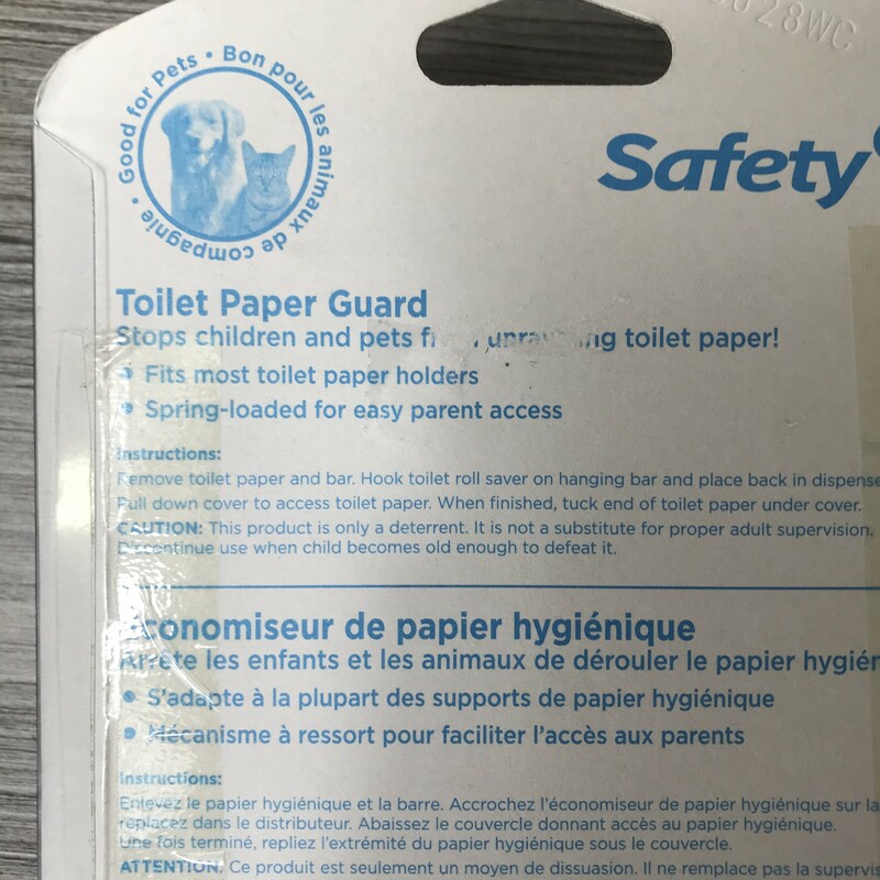 Toilet Paper Guard, White, Size: New