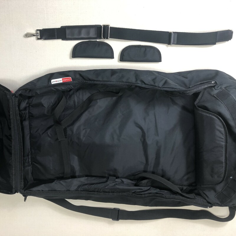 Phil&Ted Sport Carrier, Black<br />
Fits the Classic, Dash or Explorer Strollers<br />
Great Used Condition