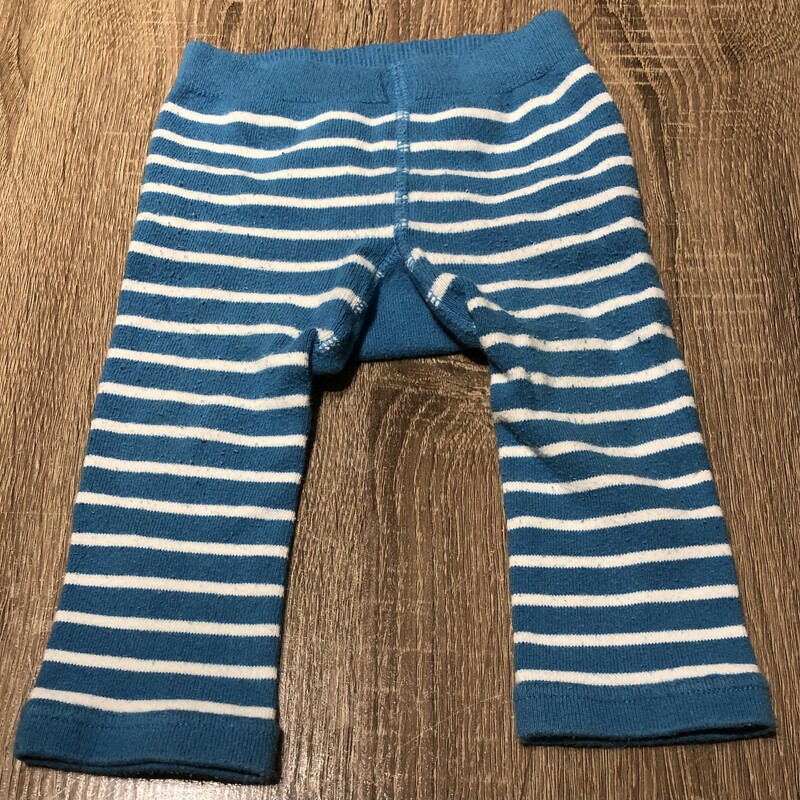 Joule Striped Footless Tights, Teal/White<br />
Size: 6-12M<br />
Fox on Rear
