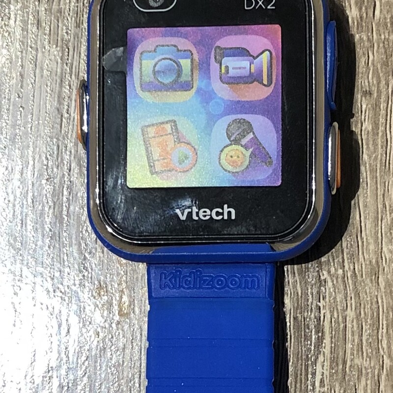 Vtech Kidizoom DX2,Smart Watch Blue, Size: 4Y+
rechargeable.