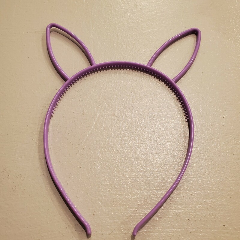 Bunny Plastic Headband<br />
Available in Yellow, Pink, Purple, Teal
