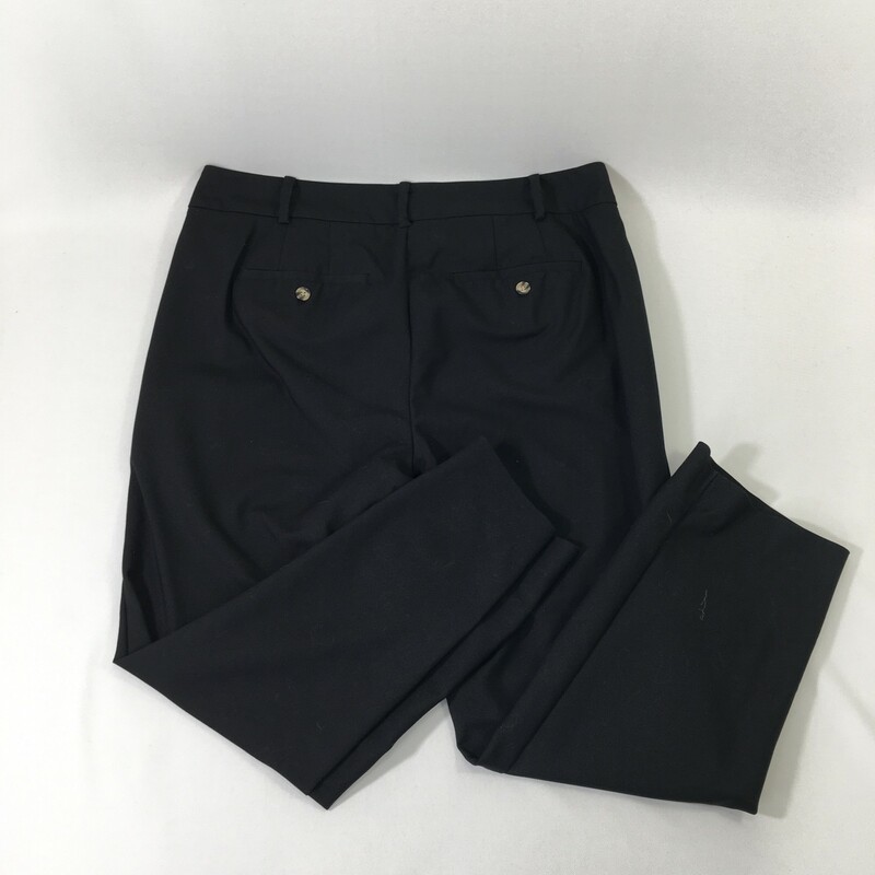Eloquii Plain Dress Pants, Black, Size: 14