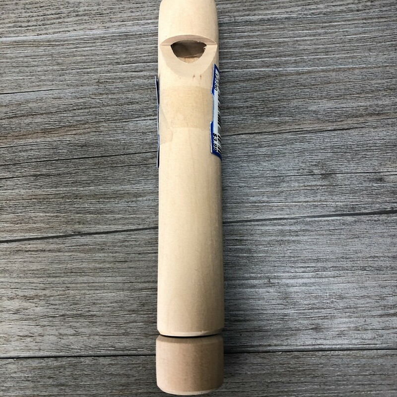 Wooden Whistle, Natural, Size: 6.5 Inch