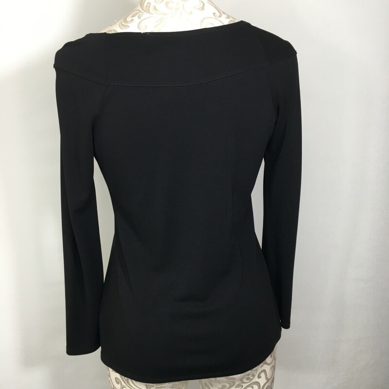110-141 No Tag, Black, Size: Small Black long sleeve dress shirt