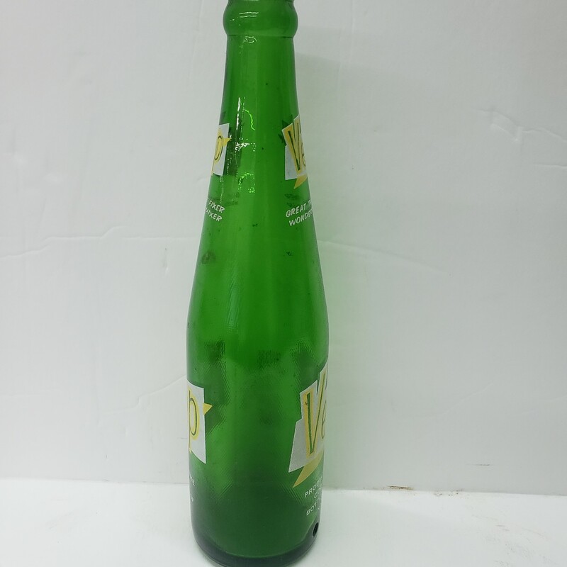 Vintage Veep Bottle, Green, Size: 12 Oz