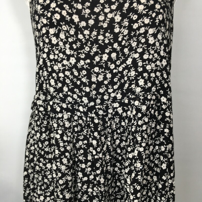 Forever 21 Flower Shift D, Black, Size: Small