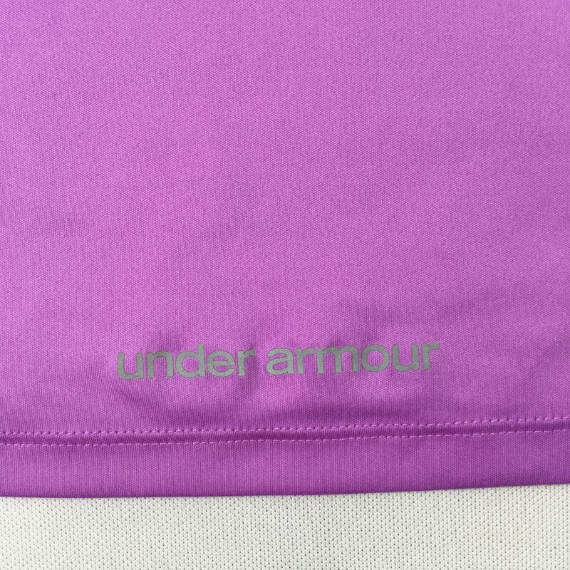 Under Armour Athletic Top, Purple, Size: Medium