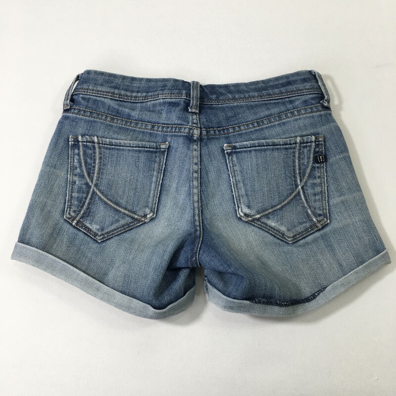 It Jeans Ripped Shorts, Blue, Size: 25 70% cotton 30% elasterell