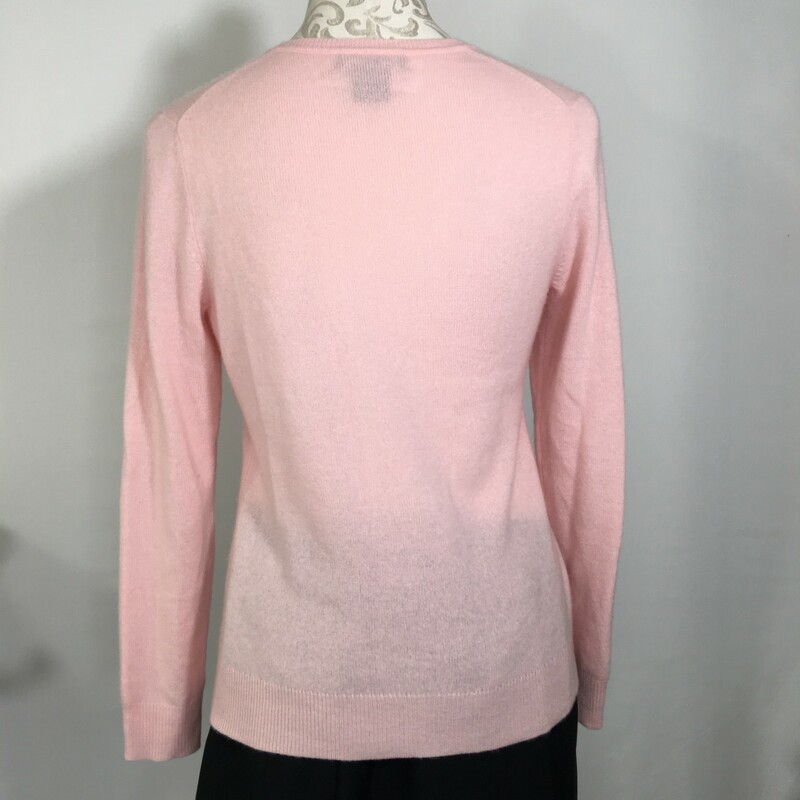 Lord + Taylor Cashmere, Pink, Size: Small 100% cashmere v neck sweater