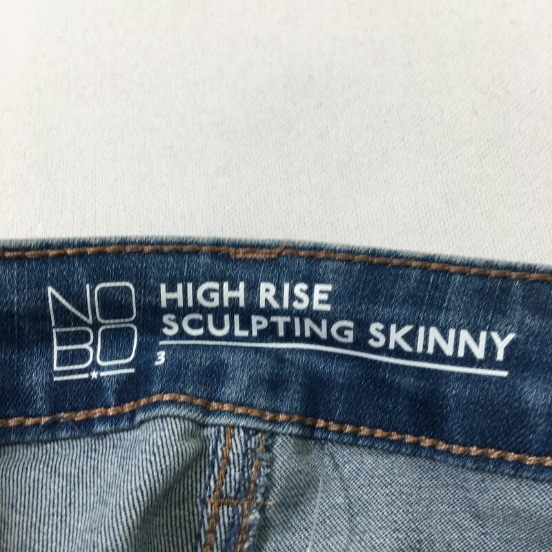 No Boundaries Skinny Jean, Blue, Size: 3 high rise sculpting skkiny jeans medium wash