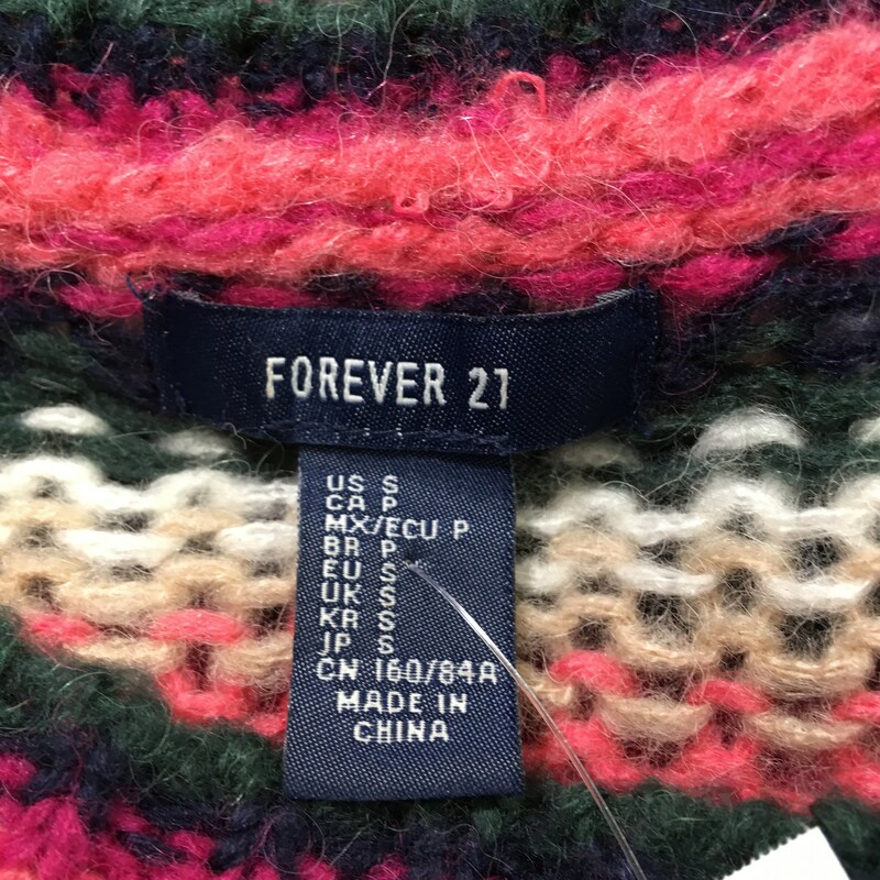 Forever 21 Knitted Stripe, Multi, Size: Small