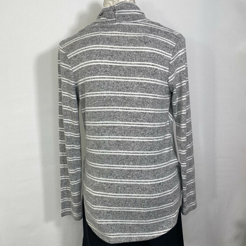 Monteau Striped Wrap, Grey, Size: Medium