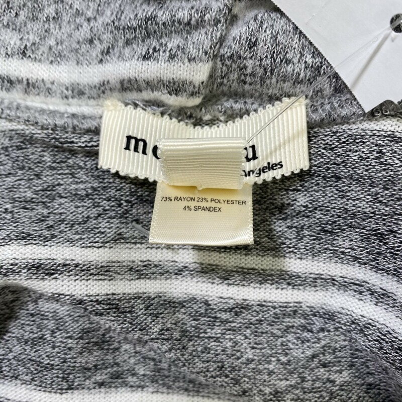 Monteau Striped Wrap, Grey, Size: Medium