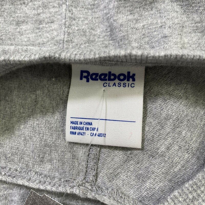 Reebok Shirt With Cutout, Grey, Size: Medium