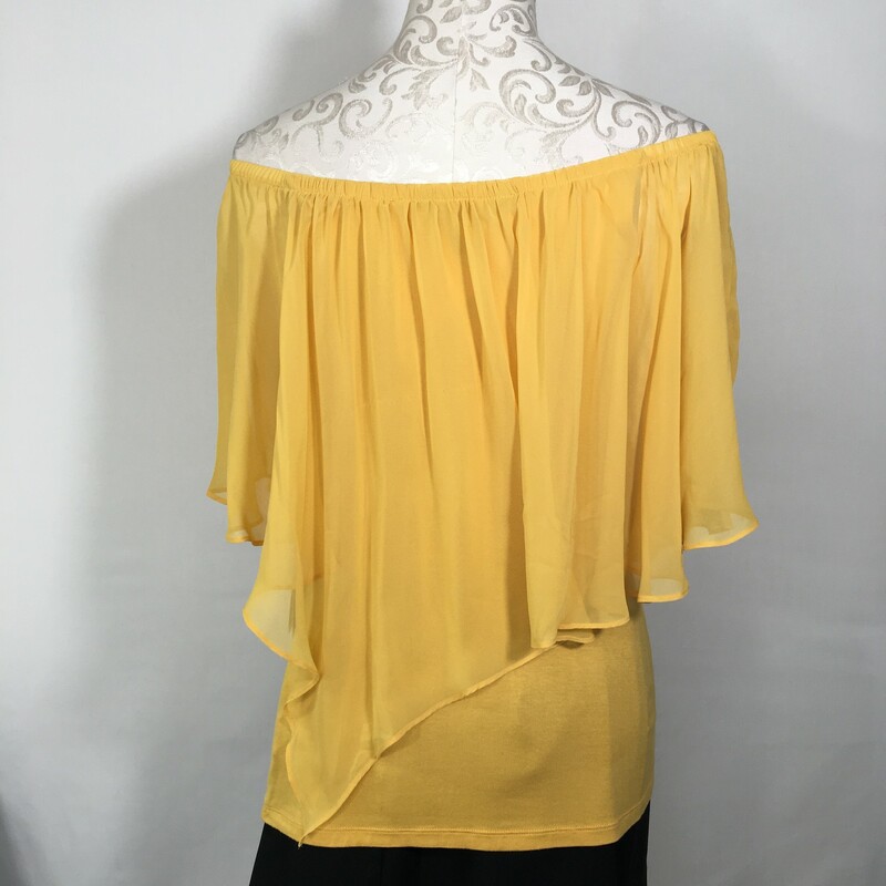 113-040 Thalia Sodi, Yellow, Size: Medium Yellow Flowy Top x  New
