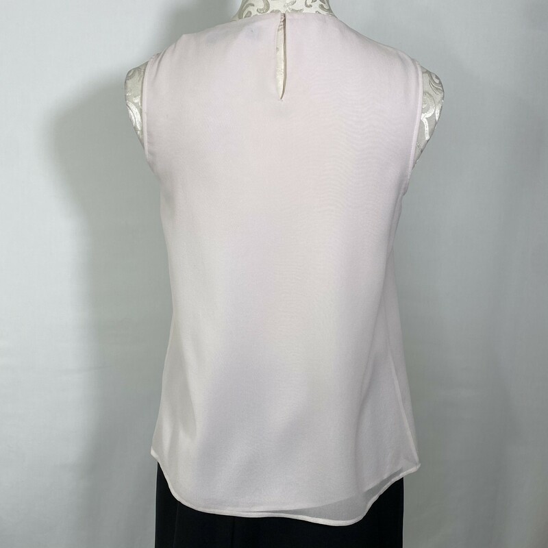 107-041 Max Mara Studio, Pink & G, Size: Small Sleeveless pink and gray blouse x