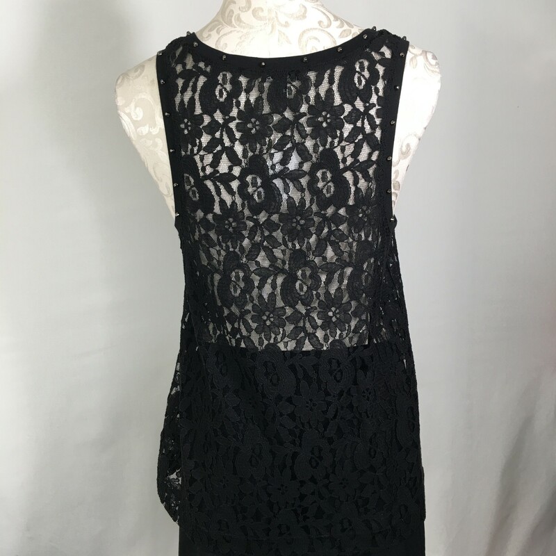 105-109 Express, Black, Size: Medium black lace tank top style shirt cotton/nylon
