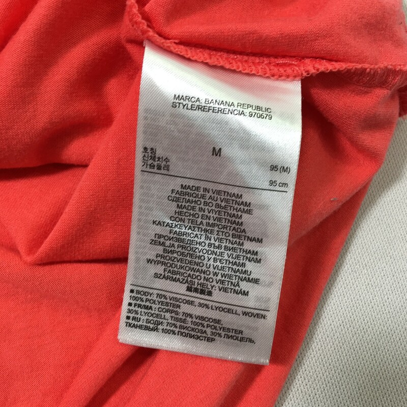 120-280 Shirt, Orange, Size: Medium Orange spagehetti strap shirt Viscose/polyesther