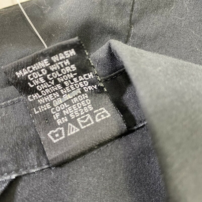 110-033 Express, Black, Size: 8 Black Quarter Zip Collared Shirt Cotton Nylon and Spandex  Good