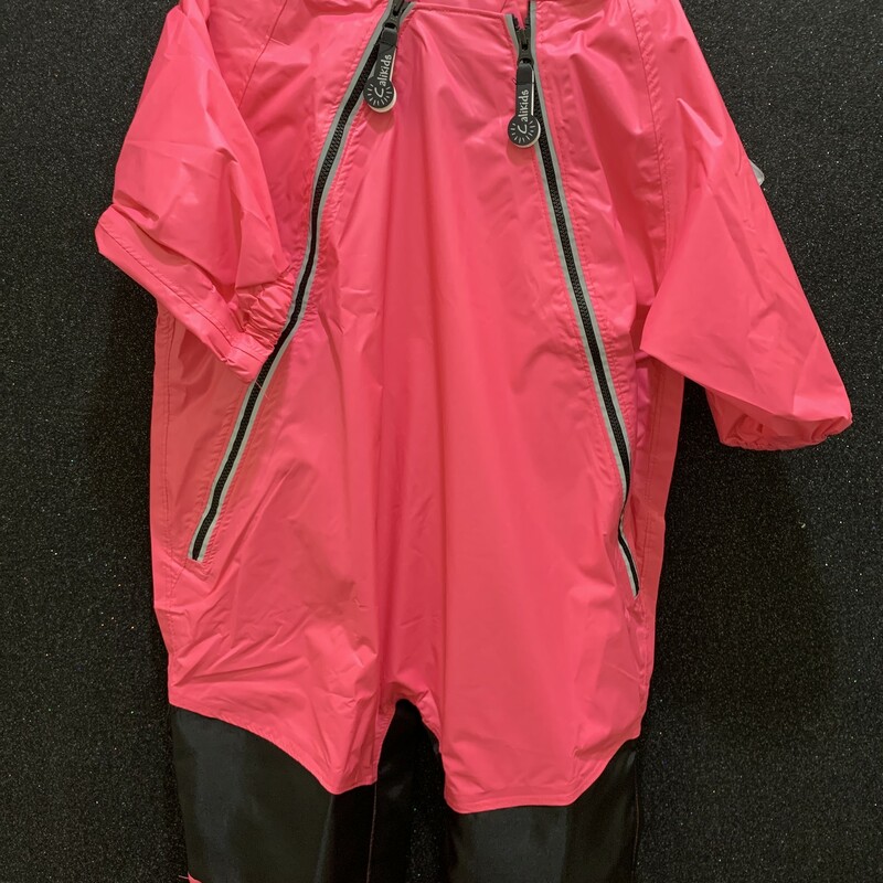 1pc Rainsuit Pink 3Y