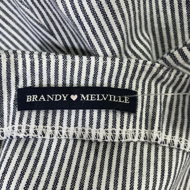 Brandy Melville Striped T, Blue And, Size: One Size