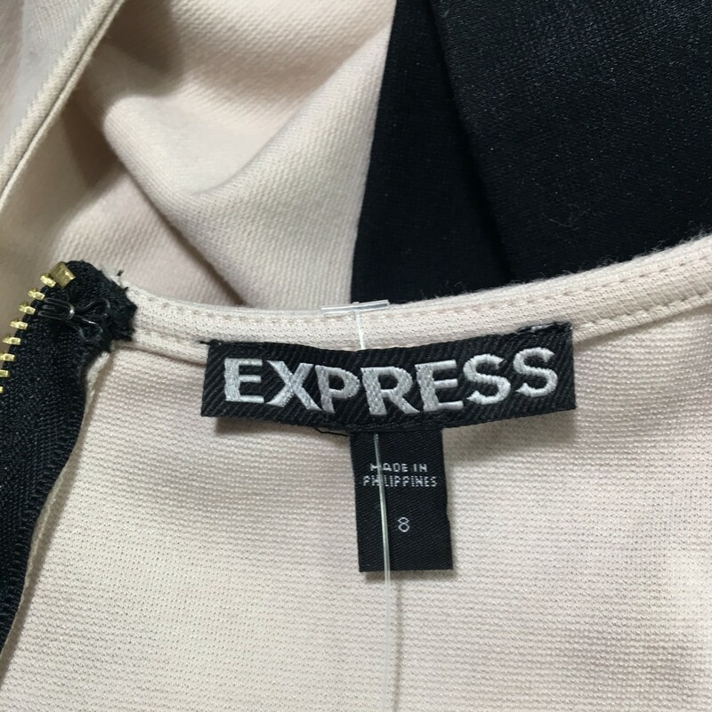 Express Tight Dress, Tan And, Size: 8