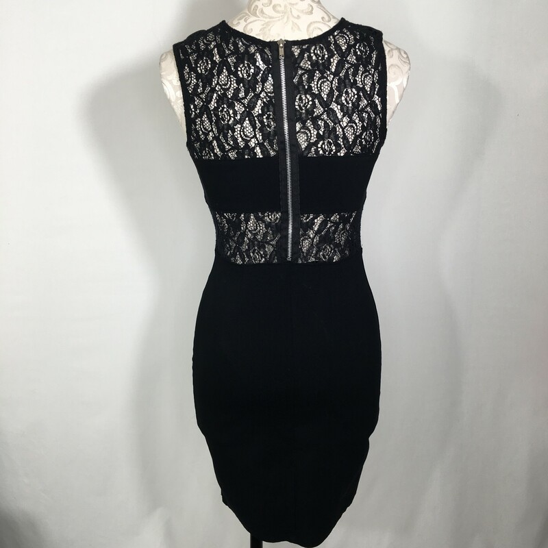 100-120 Charlotte Russe, Black, Size: Medium lace back and lace cutout around waist