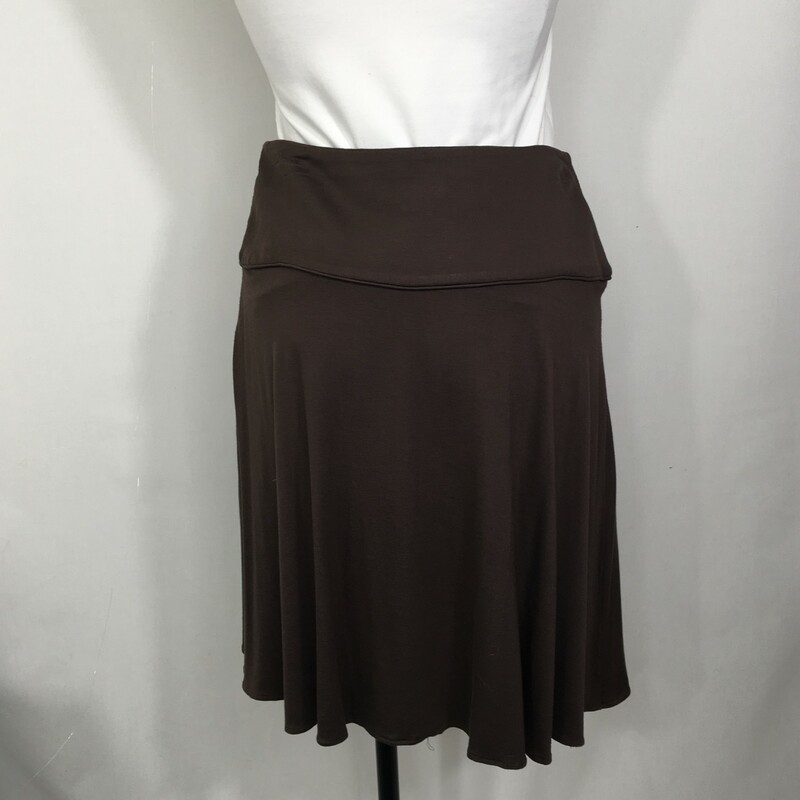 100-502 Boden, Brown, Size: 10 Brown knee lenght skirt rayon/spandex