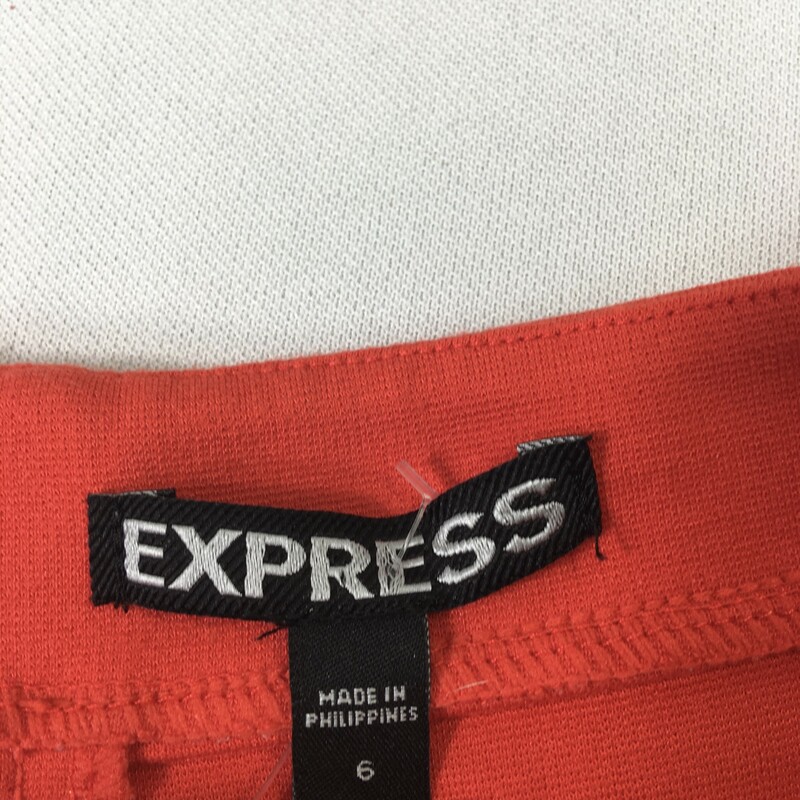 Express Striped Tight Ski, Orange, Size: 6