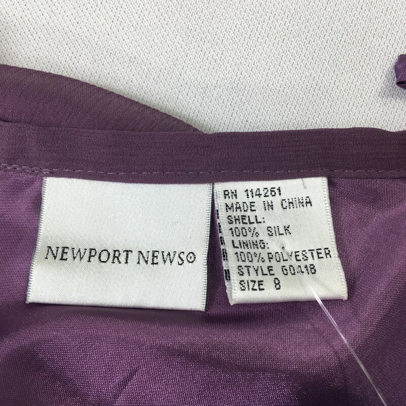 118-025 Newport News, Purple, Size: 8