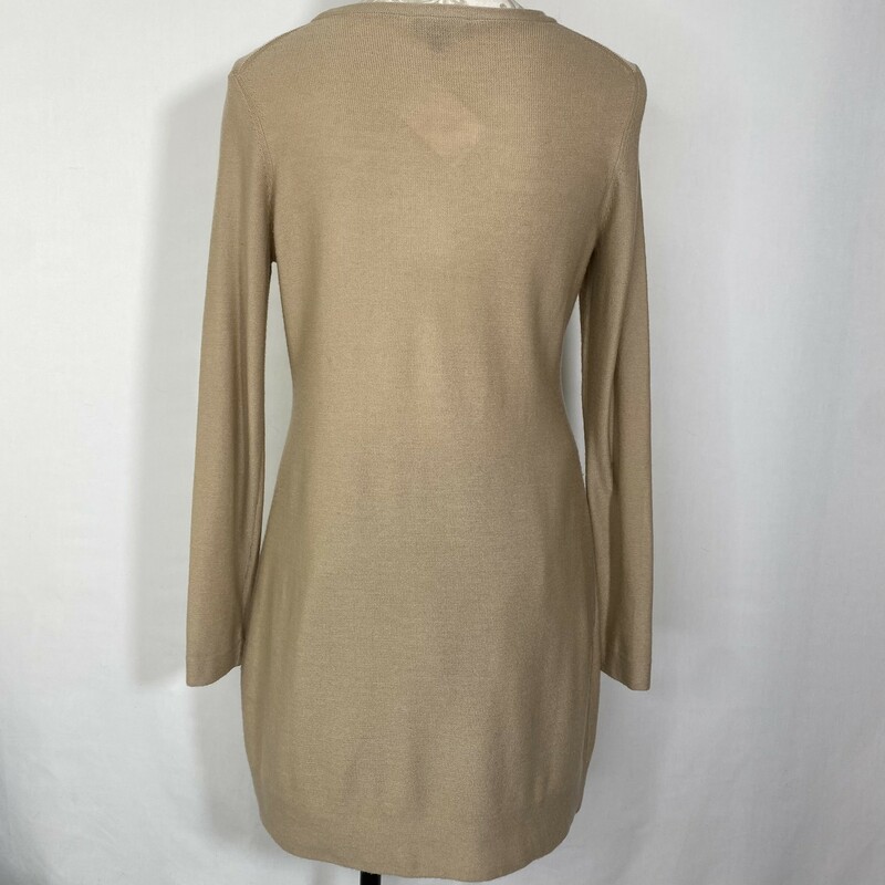 110-106 Worth New York, Brown/ta, Size: Small Bownish-Tan Long Sleeve Sweater Dress -  Good