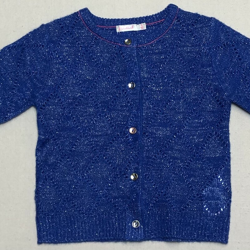Billieblush Knit Cardigan, Blue, Size: 3Y