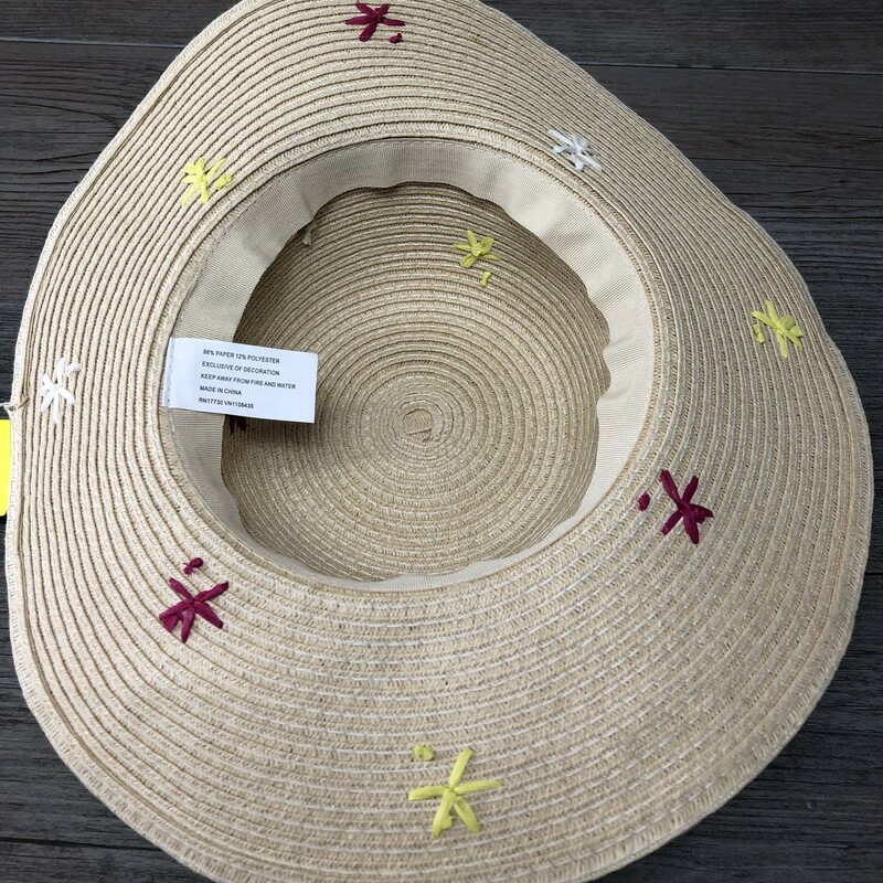 Straw Hat, Multi, Size: 2Y approximately
