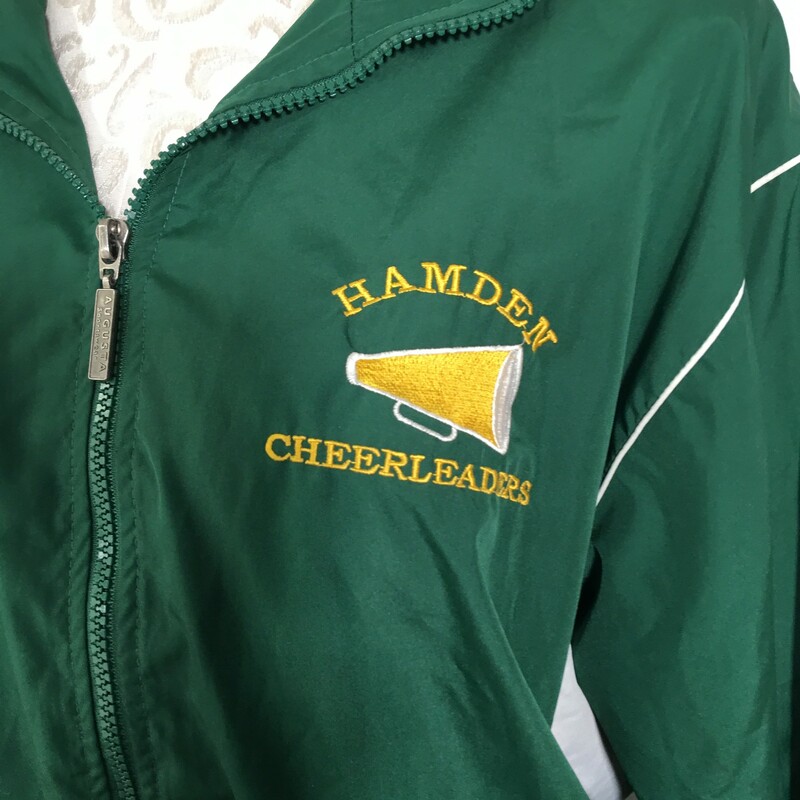 120-471 Augusta Sportswea, Green, Size: Large hamden chearleading windbreaker jacket 100% polyester  good