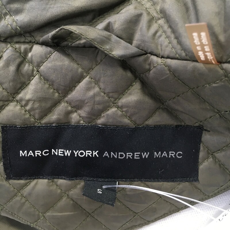 102-032 Andrew Marc, Olive, Size: Small Olive Green Winter Coat -
