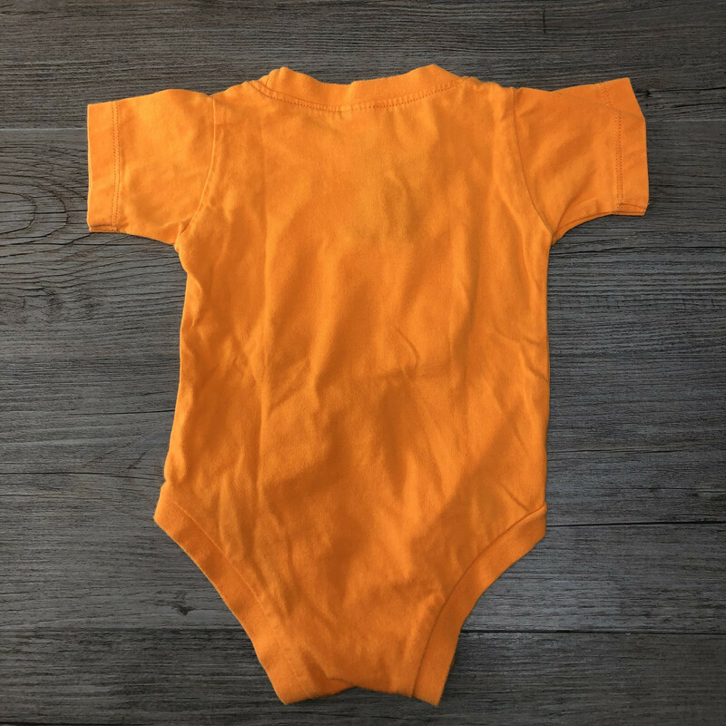 Wry Baby Onesie, Orange, Size: 0-6M