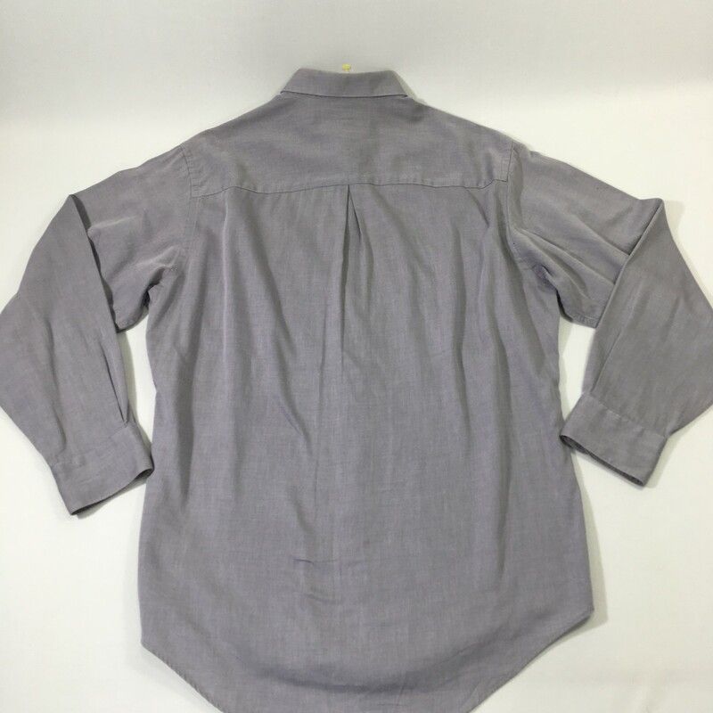 102-121 Today's Man, Gray, Size: 15 1/2 grey long sleeve button down shirt  No tag