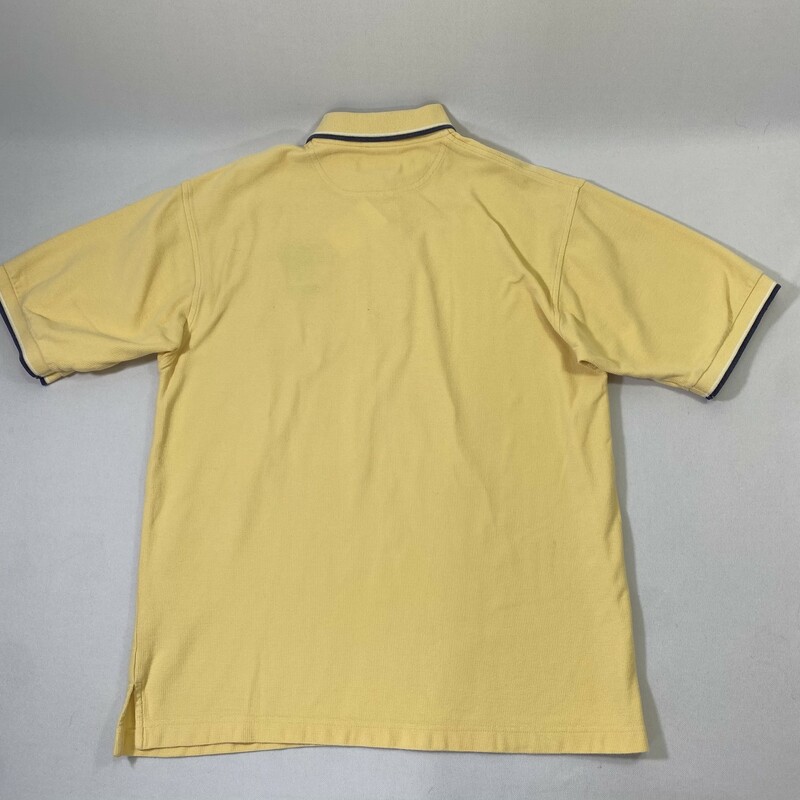 102-184 Port Authority, Yellow, Size: Medium Yellow short sleeve polo w/Villa golf emblem