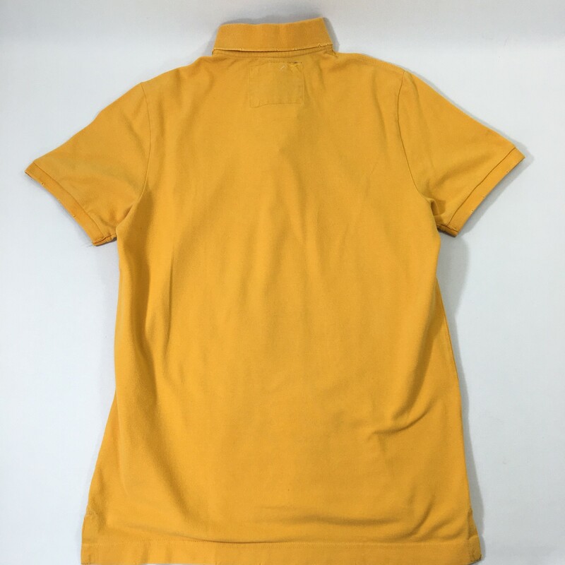 102-182 Aeropostal, Yellow, Size: Large short sleeve polo shirt